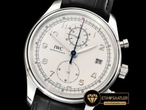 IWC0405 - Portuguese Chrono Classic IW390404 SSLE Wht ZF A7750 - 01.jpg